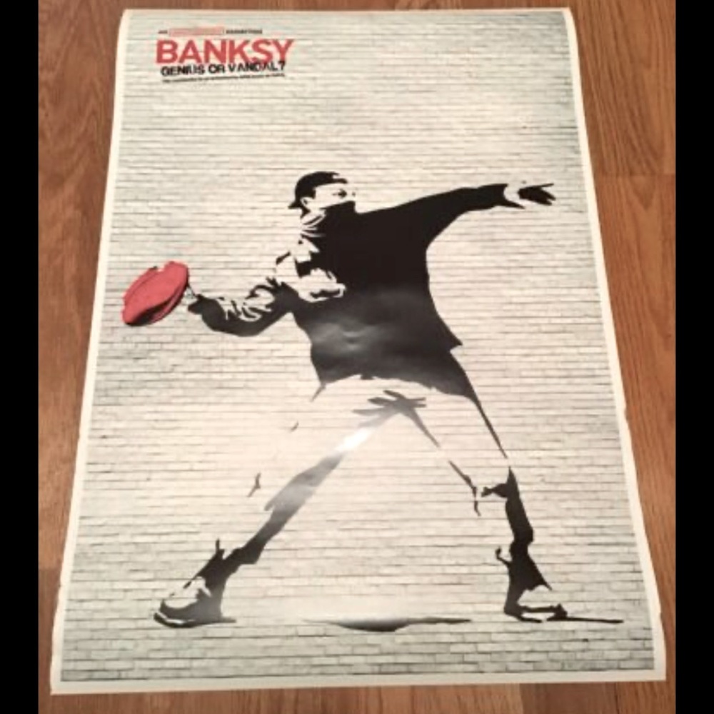 Banksy poster 16.5 × 23.5